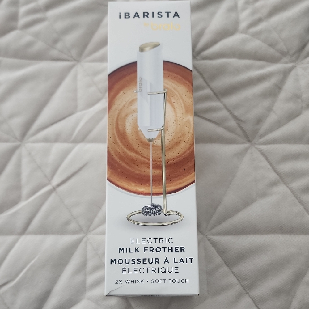 Electric Milk Frother - White